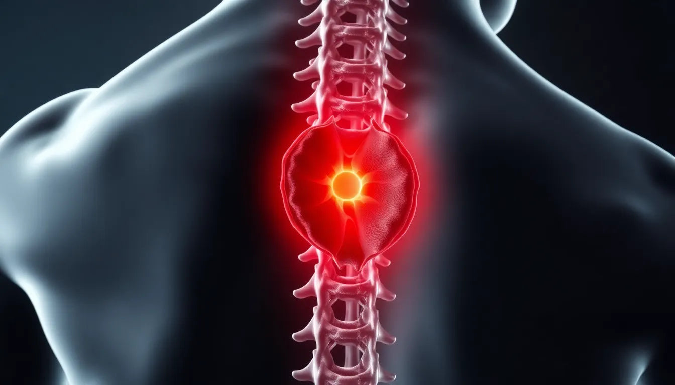 Was bedeutet bandscheibenprotrusion und wie wird sie behandelt? - Illustration